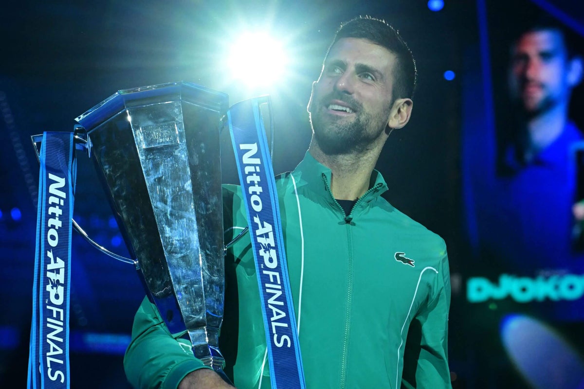 Djokovic's path to the ATP Finals includes a group stage match against Carlos Alcaraz.