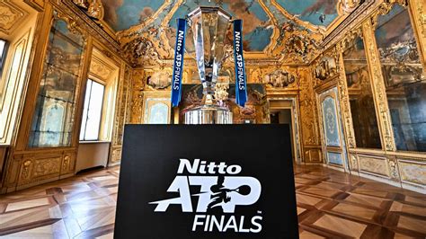 The official draw ceremony for the ATP Finals in Turin, Italy.