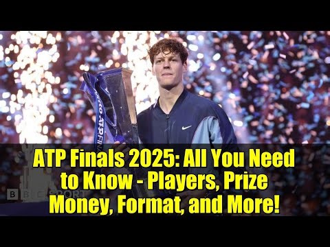 The prestigious ATP Finals trophy, representing record prize money.