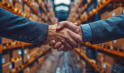 International business representatives sealing an investment deal.