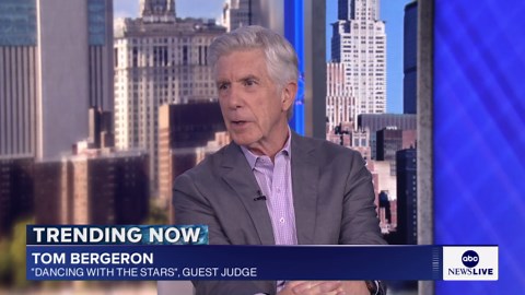 Tom Bergeron Returns to DWTS Ballroom!